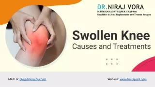 Swollen Knee Causes and Treatment | Dr Niraj Vora