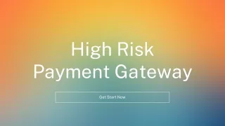 High Risk Payment Gateway