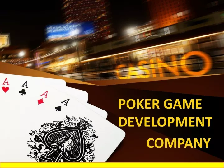 poker game development company