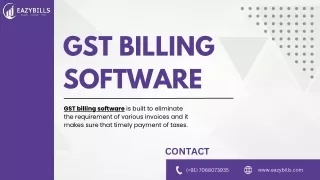 GST Billing Software and Their Benefits to The Businesses in India