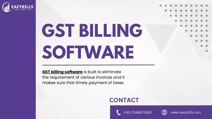 gst billing software