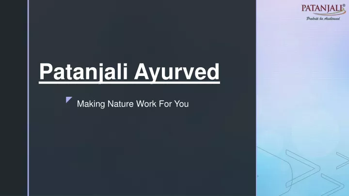 patanjali ayurved