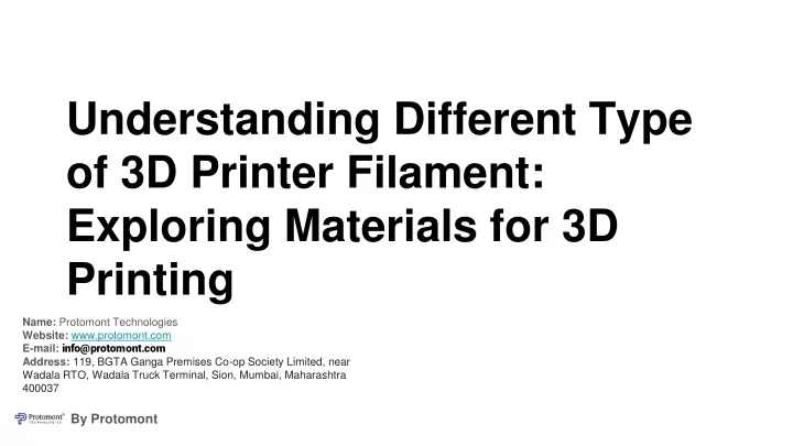 understanding different type of 3d printer