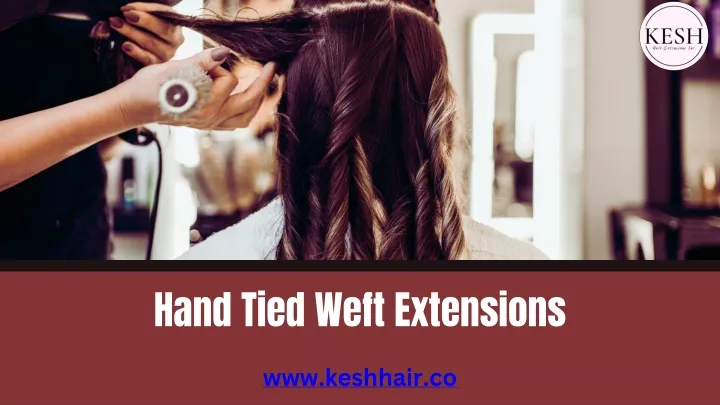 hand tied weft extensions