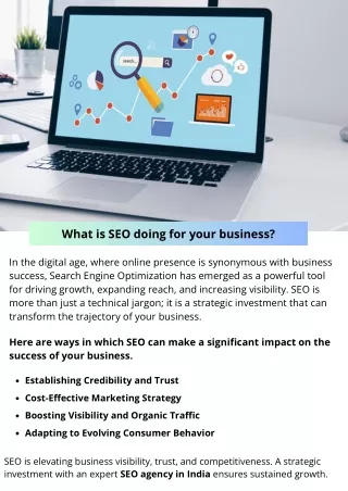 what is seo doing for your business