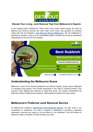 Elevate Your Living_ Junk Removal Tips from Melbourne’s Experts