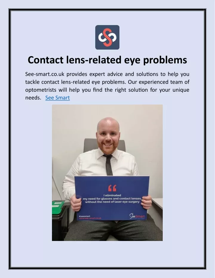 contact lens related eye problems