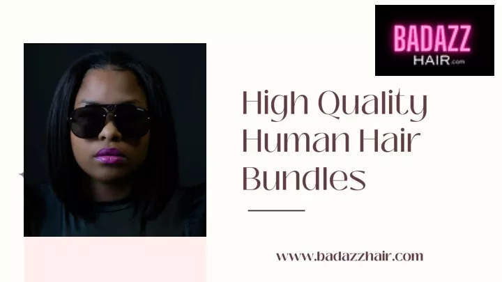 high quality human hair bundles