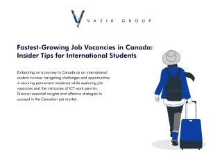 Fastest-Growing Job Vacancies in Canada: Insider Tips for International Students