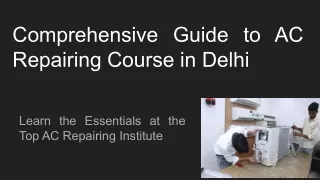 comprehensive guide to ac repairing course