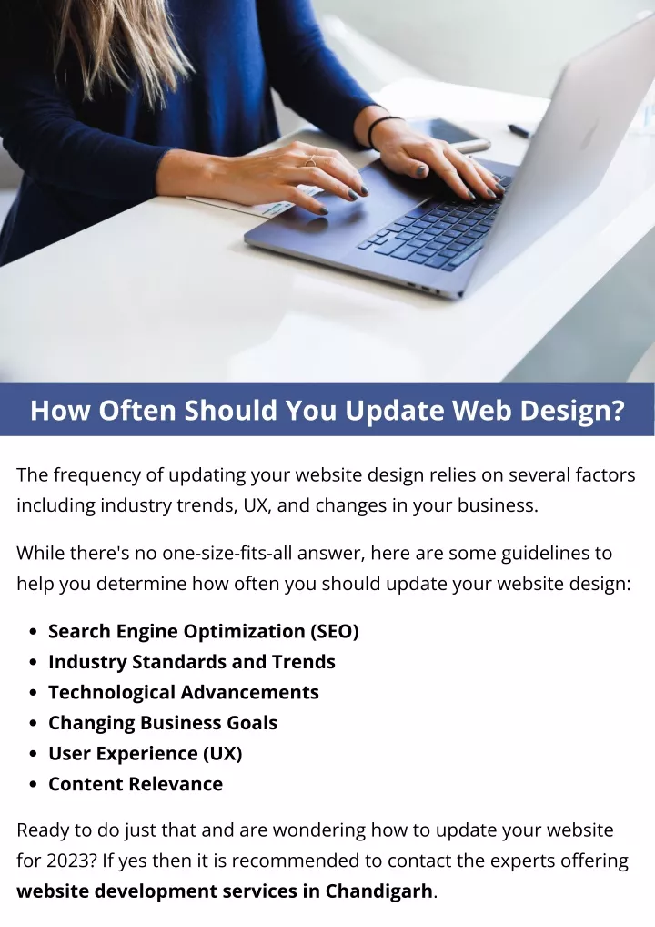 how often should you update web design