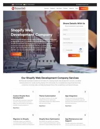 Best Shopify Web Development Company in USA