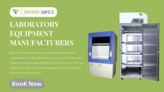 Laboratory Equipment Manufacturers in India | Esporti-Impex