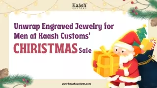 unwrap engraved jewelry for men at kaash customs