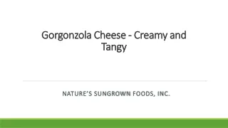 Gorgonzola Cheese - Creamy and Tangy