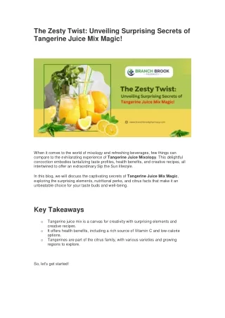the zesty twist unveiling surprising secrets