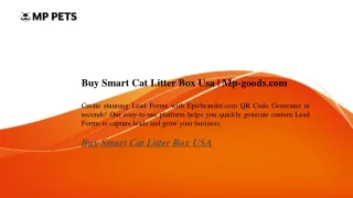 Buy Smart Cat Litter Box Usa  Mp-goods.com