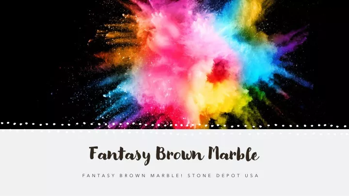 fantasy brown marble