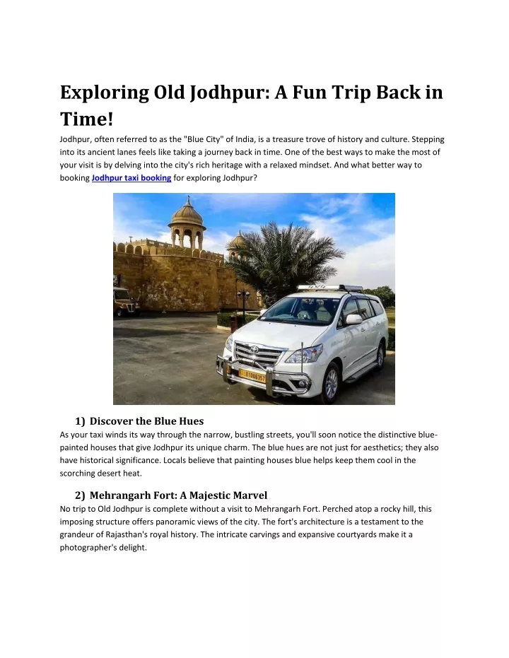 exploring old jodhpur a fun trip back in time