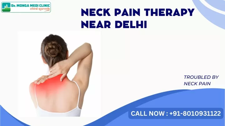 neck pain therapy near delhi
