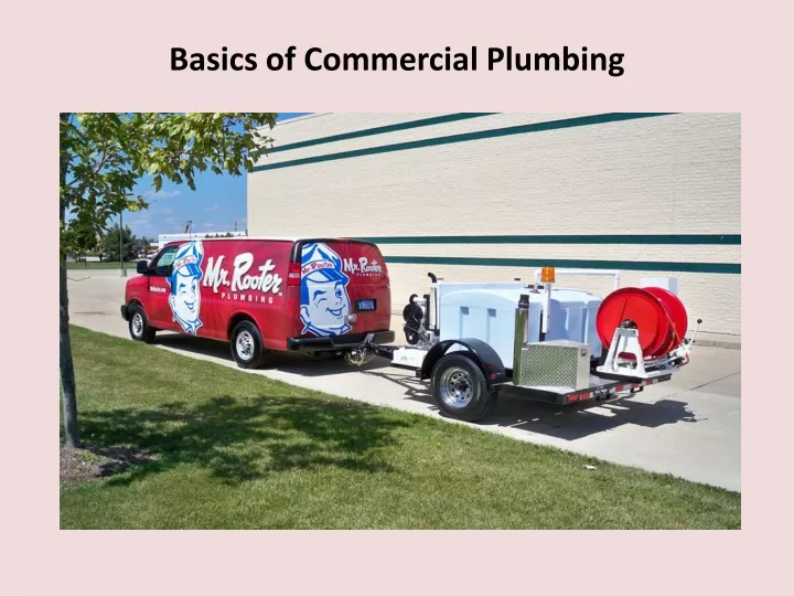 basics of commercial plumbing