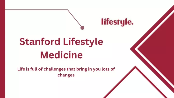 stanford lifestyle medicine