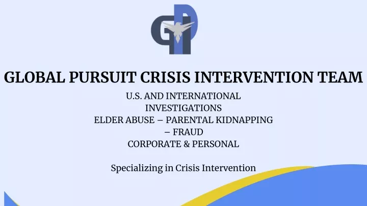 global pursuit crisis intervention team