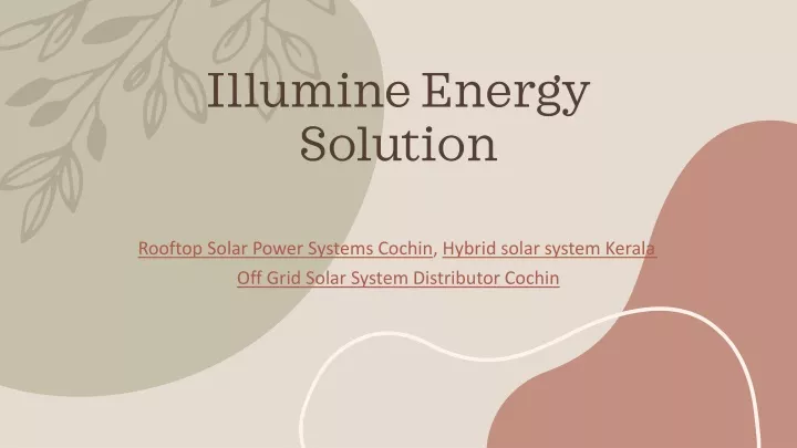 illumine energy solution