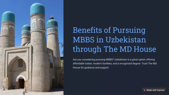 benefits of pursuing mbbs in uzbekistan through