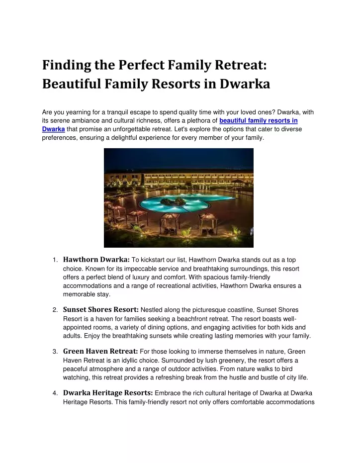 finding the perfect family retreat beautiful