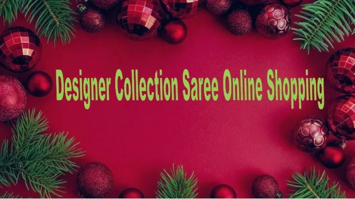 designer collection saree online shopping