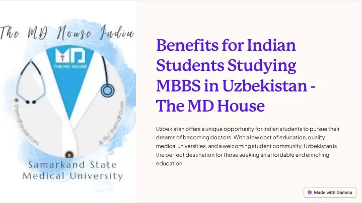 benefits for indian students studying mbbs