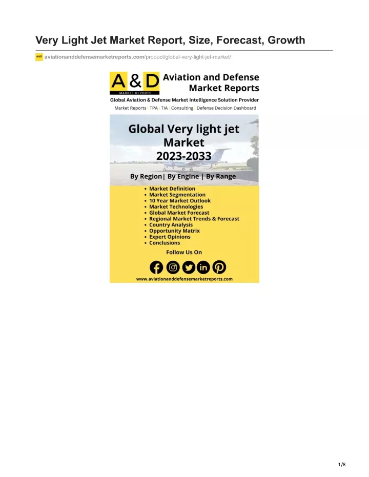 very light jet market report size forecast growth