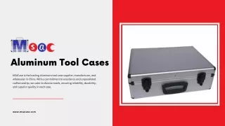 Aluminum Tool Cases Supplier and Manufacturer - MSACase