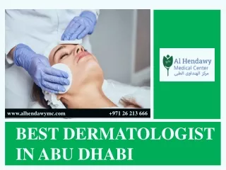 BEST DERMATOLOGIST IN ABU DHABI
