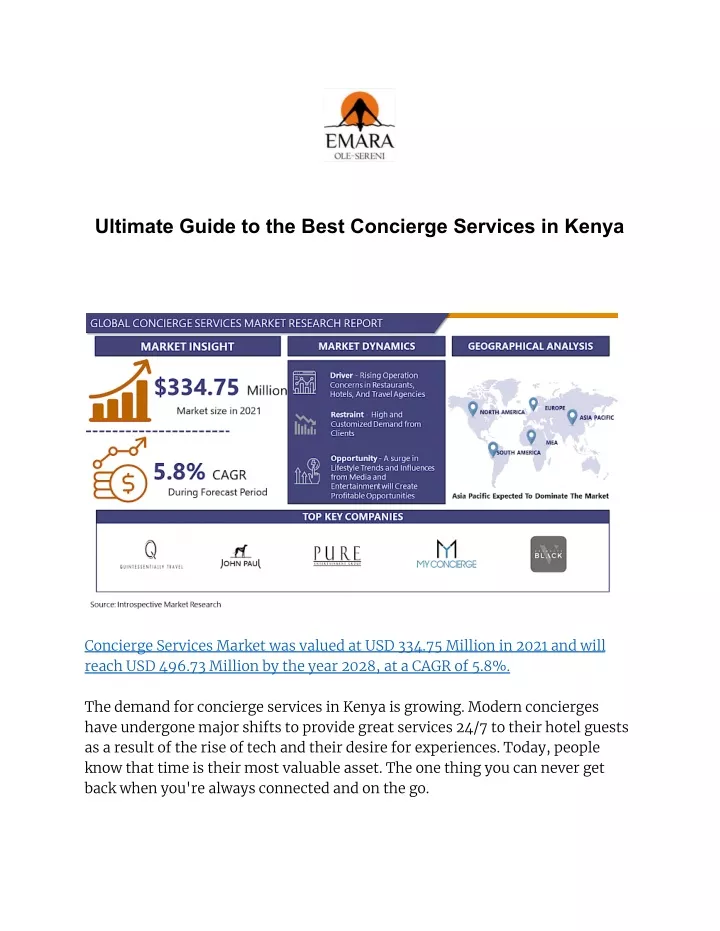 ultimate guide to the best concierge services