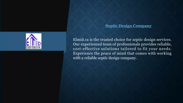 septic design company