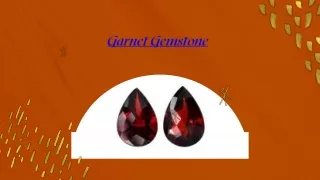 garnet gemstones