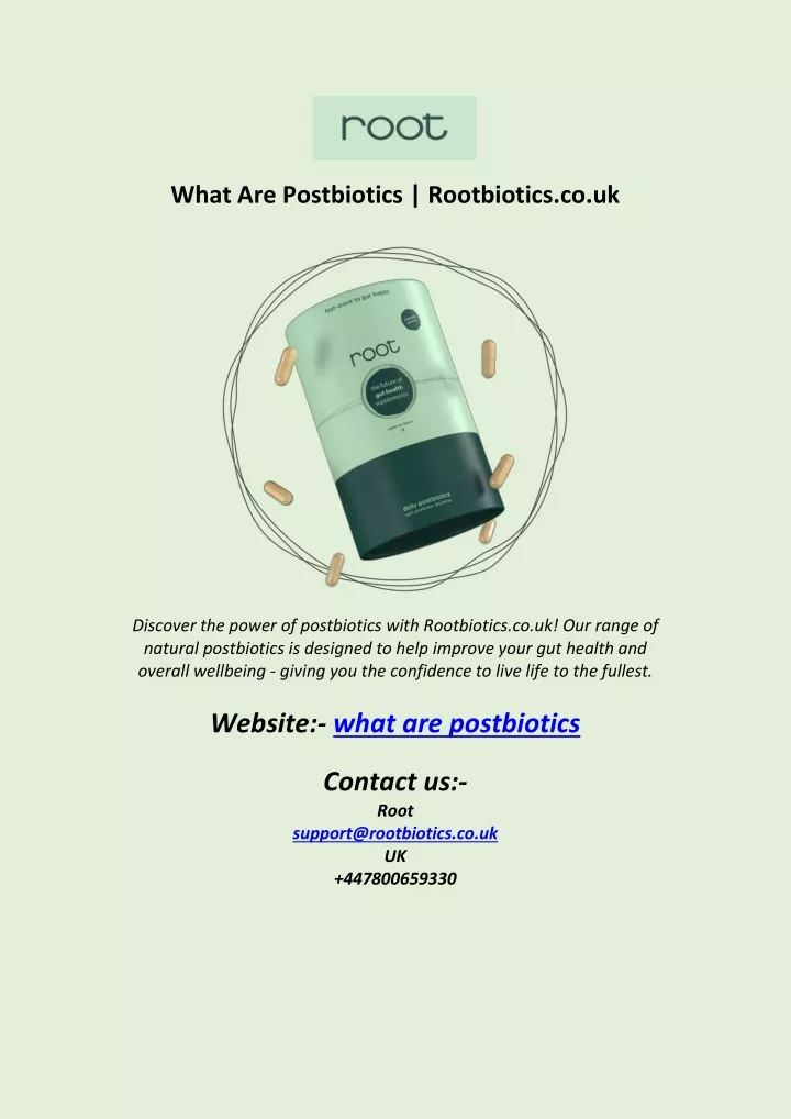 what are postbiotics rootbiotics co uk