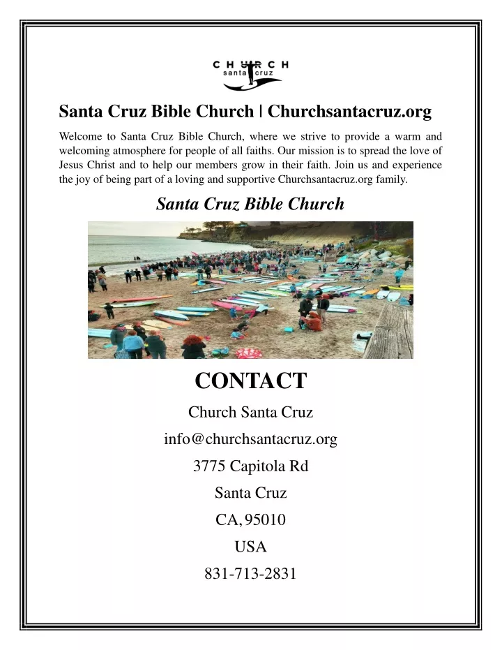 santa cruz bible church churchsantacruz org