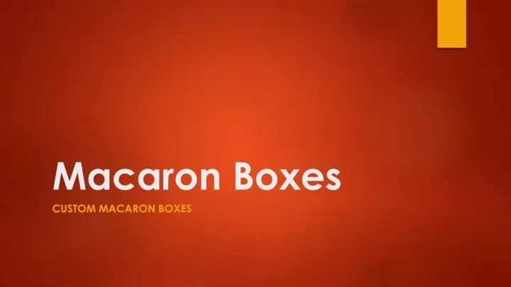 macaron boxes