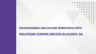 Transforming Healthcare