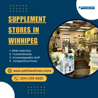 Supplement store Winnipeg