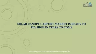 United States Solar Canopy Carport Market to See Revolutionary Growth Seen Ahead