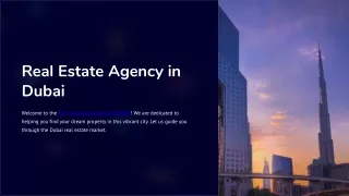 Your Trusted Real Estate Agency in Dubai