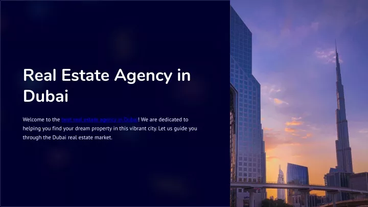 real estate agency in dubai