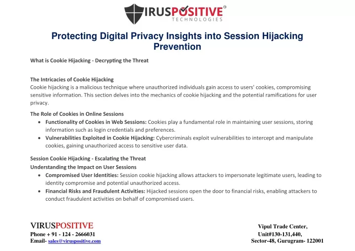 protecting digital privacy insights into session
