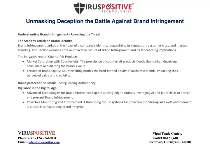 unmasking deception the battle against brand