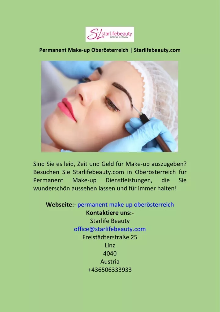 permanent make up ober sterreich starlifebeauty