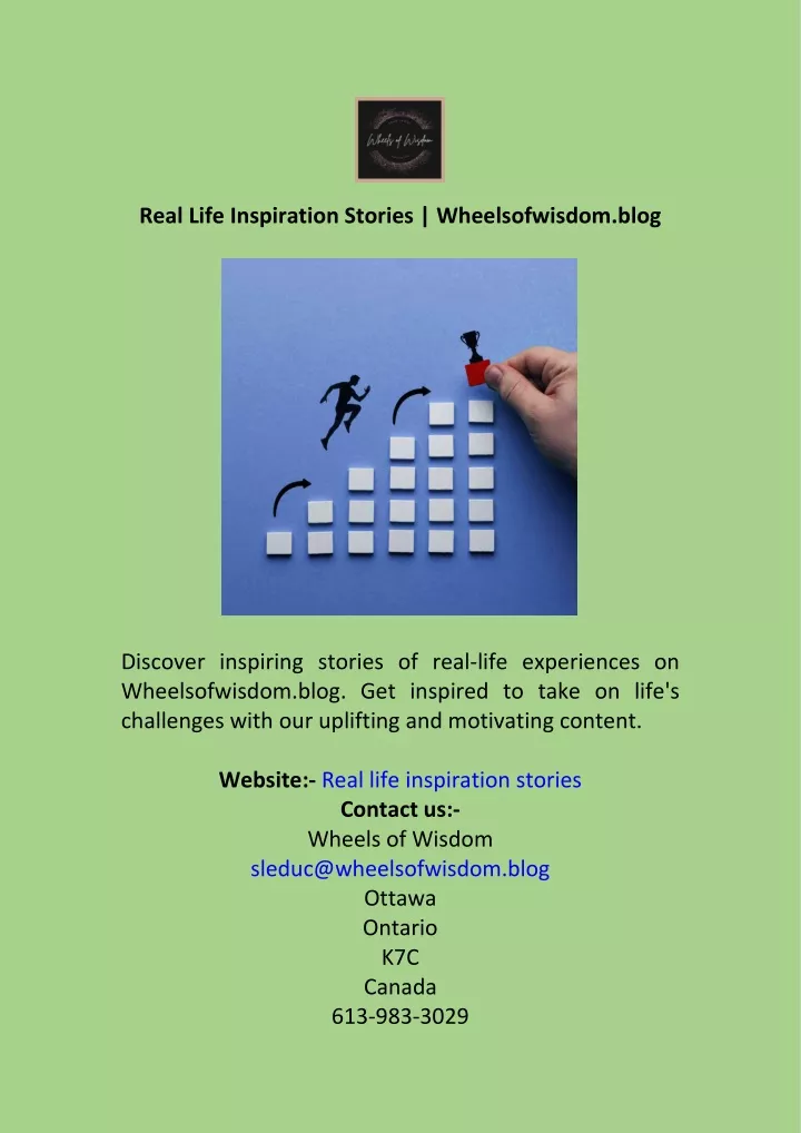 real life inspiration stories wheelsofwisdom blog